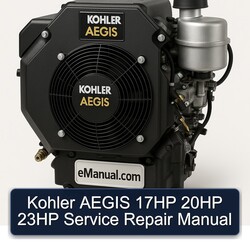 Kohler Aegis Series 17HP 20HP 23HP Service Repair Workshop Manual PDF