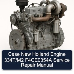 Case New Holland Engine 334t/m2 F4ce0354a Service Repair Workshop Manual PDF