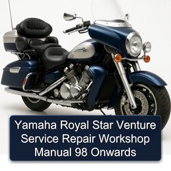Yamaha Royal Star Venture Service Repair Workshop Manual 98 Onwards 