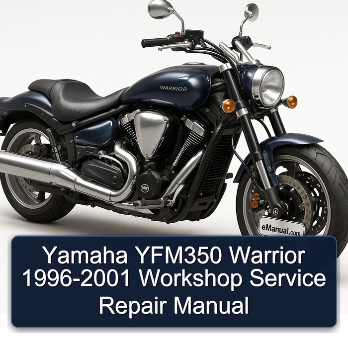 1996-2001 Yamaha Warrior YFM350 Service Repair Workshop Manual PDF