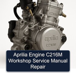 Aprilia Engine C216M Service Repair Workshop Manual PDF