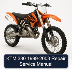 1999-2003 KTM 380 Service Repair Workshop Manual PDF