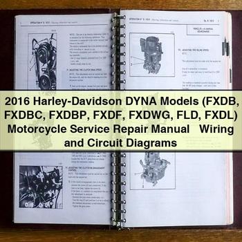 2016 Harley-davidson Dyna Models Motorcycle Service Repair Workshop Manual PDF