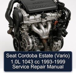 1993-1999 Seat Cordoba Estate (VARIO) 1.0l 1043 Cc Service Repair Workshop Manual PDF