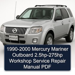 1990-2000 Mercury Mariner Outboard 2.5hp-275hp Service Repair Workshop Manual PDF