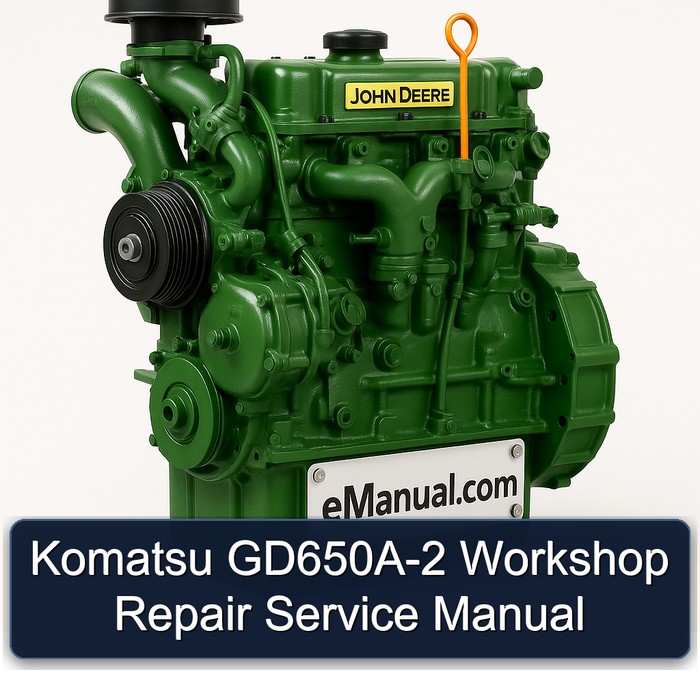 John Deere K Series Komatsu Gd650a-2 Service Repair Workshop Manual PDF