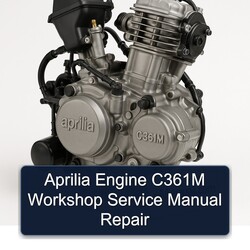 Aprilia Engine C361M Service Repair Workshop Manual PDF