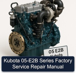 Kubota 05-E2B Series Service Repair Workshop Manual PDF