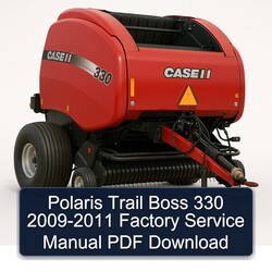 2009-2011 Polaris Trail Boss 330 Service Repair Workshop Manual PDF