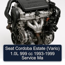 1993-1999 Seat Cordoba Estate (VARIO) 1.0l 999 Cc - Ma Service Repair Workshop Manual PDF