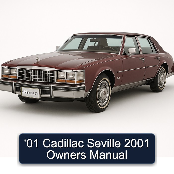 2001 Cadillac Seville ‘01 Owners Owner's Manual PDF