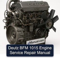 Deutz 1015 BFM Engine Service Repair Workshop Manual PDF
