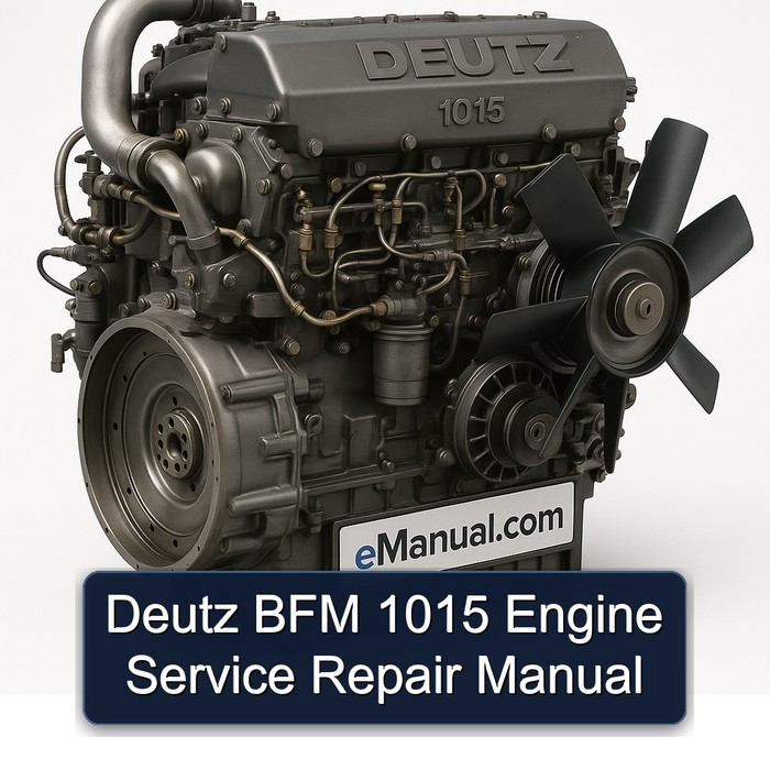 Deutz 1015 BFM Engine Service Repair Workshop Manual PDF
