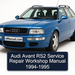 1994-1995 Audi RS2 Avant Service Repair Workshop Manual PDF