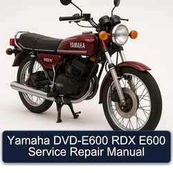 Yamaha RDX DVD-E600 E600 Service Repair Workshop Manual PDF