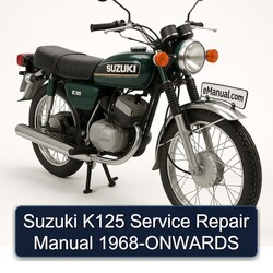 1968 Suzuki K125 Onwards Service Repair Workshop Manual PDF