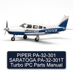 Piper Pa-32-301 Saratoga Pa-32-301t Turbo IPC Parts Catalog PDF
