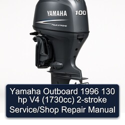 1996 Yamaha Outboard 130 Hp V4 (1730CC) 2-stroke /shop Service Repair Workshop Manual PDF