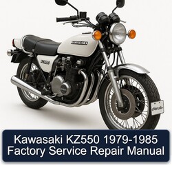 1979-1985 Kawasaki KZ Series KZ550 Service Repair Workshop Manual PDF