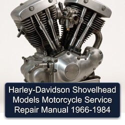 1966-1984 Harley-davidson Shovelhead Models Motorcycle Service Repair Workshop Manual PDF