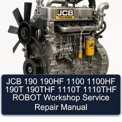 JCB 190 190HF 1100 1100HF 190T 190THF 1110T 1110THF Robot Service Repair Workshop Manual PDF