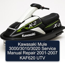 2001-2007 Kawasaki Mule 3000/3010/3020 - KAF620 UTV Service Repair Workshop Manual PDF