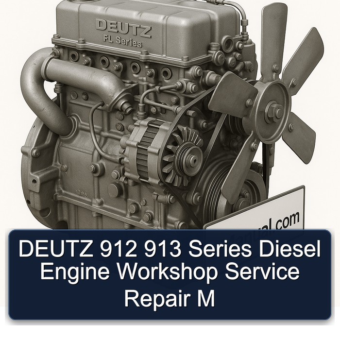 Deutz 912 913 Series Diesel Engine M Service Repair Workshop Manual PDF