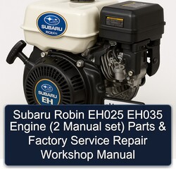Subaru Robin EH Models EH025 EH035 Engine (2 Set) Parts set Service Repair Workshop Manual PDF