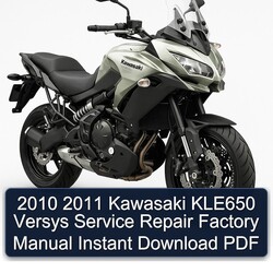 Kawasaki Versys KLE650 Service Repair Workshop Manual PDF