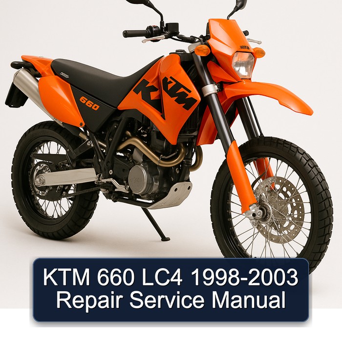 1998-2003 KTM 660 LC4 Service Repair Workshop Manual PDF