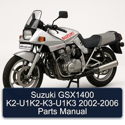 2002-2006 Suzuki GSX Series GSX1400 K2-u1k2-k3-u1k3 - Parts Catalog PDF