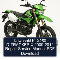 2009-2012 Kawasaki KLX Series KLX250 D-tracker X Service Repair Workshop Manual PDF