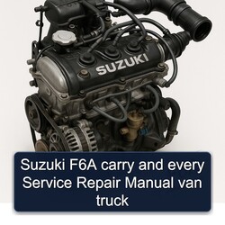 Suzuki F6A Carry Every Van Truck Service Repair Workshop Manual PDF