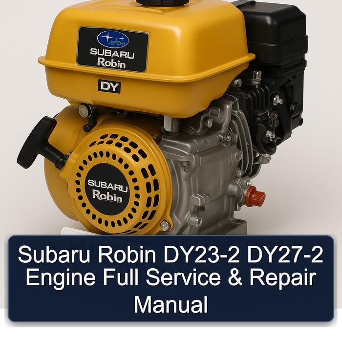 Subaru Robin DY Models DY23-2 DY27-2 Engine Service Repair Workshop Manual PDF