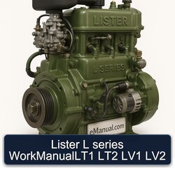 Lister L Series Workmanuallt1 LT2 LV1 LV2 Service Repair Workshop Manual PDF