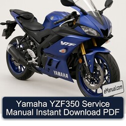Manual de Servicio Yamaha YZF350 (Descarga Instantánea PDF)