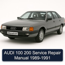 1989-1991 Audi 200 Service Repair Workshop Manual PDF