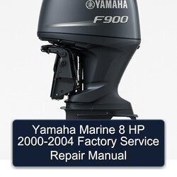 2000-2004 Yamaha Marine 8 HP Service Repair Workshop Manual PDF
