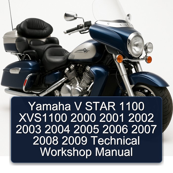2000-2009 Yamaha Royal Star Venture V 1100 XVS1100 Technical Service Repair Workshop Manual PDF