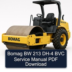 Bomag BW 213 DH-4 BVC Service Repair Workshop Manual PDF