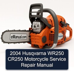 2004 Husqvarna CR Models WR250 CR250 Motorcycle Service Repair Workshop Manual PDF