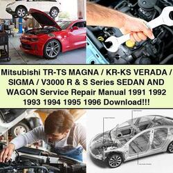 1991-1996 Mitsubishi V3000 TR-TS Magna/kr-ks Verada/sigma/ R S Series Sedan Wagon Service Repair Workshop Manual PDF