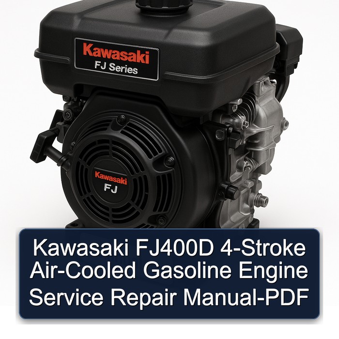 Kawasaki FJ Series FJ400D 4-stroke Air-cooled Gasoline Engine Service Repair Workshop Manual PDF