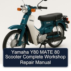 Yamaha Y80 Mate 80 Scooter Service Repair Workshop Manual PDF