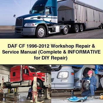 1996-2012 DAF CF Series - ( Informative DIY ) Service Repair Workshop Manual PDF