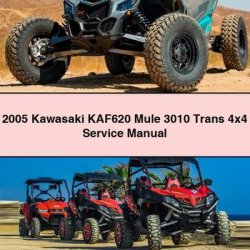 2005 Kawasaki KAF620 Mule 3010 Trans 4x4 Service Repair Workshop Manual PDF