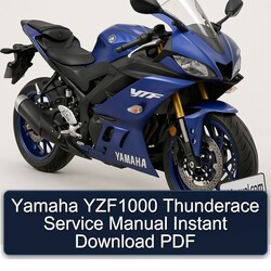 Yamaha YZF Models YZF1000 Thunderace Service Repair Workshop Manual PDF