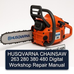 Husqvarna Chainsaw 263 280 380 480 Digital Service Repair Workshop Manual PDF