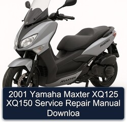 2001 Yamaha Maxter XQ125 XQ150 Downloa Service Repair Workshop Manual PDF