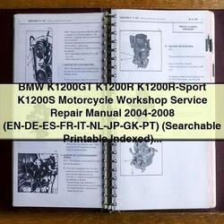 2004-2008 BMW K1200GT K1200R K1200r-sport K1200S Motorcycle Service Repair Workshop Manual PDF